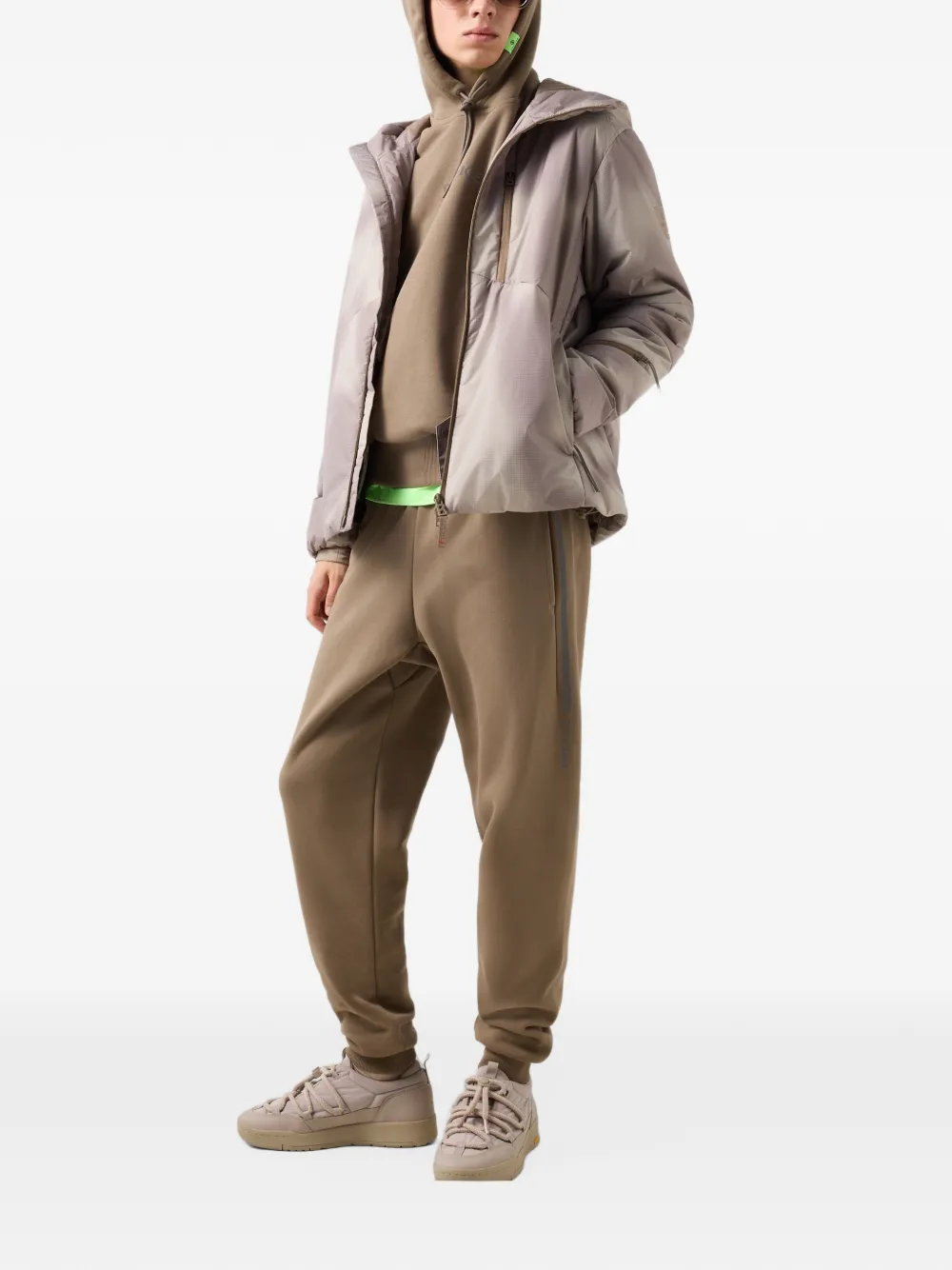 BOGNER FIRE+ICE Fadi logo-print drawstring track pants Bruin