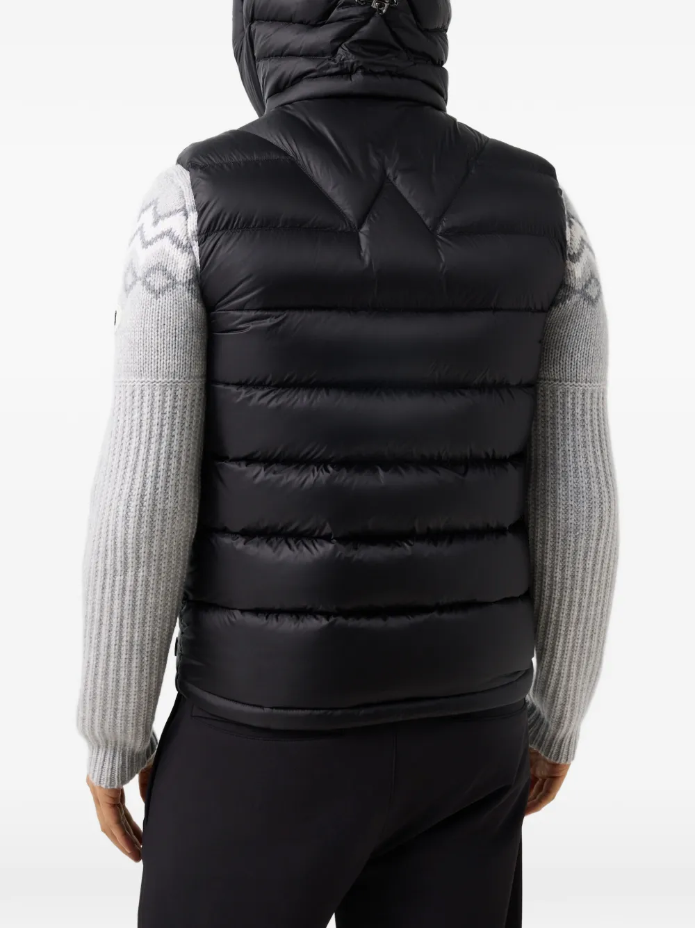 BOGNER Holger quilted gilet Zwart