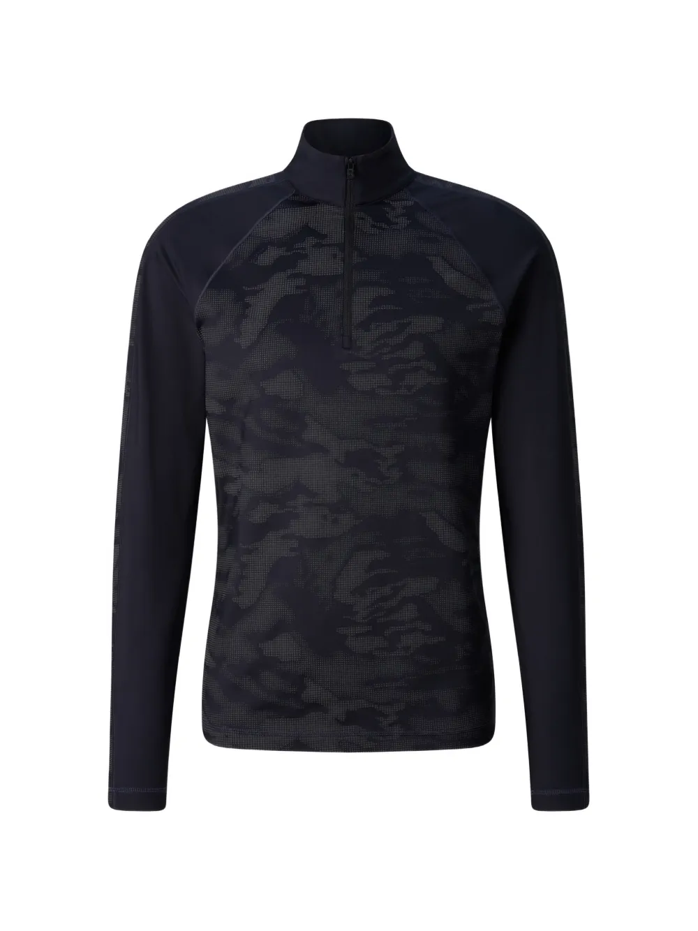 BOGNER FIRE+ICE Premo reflective-print performance top Blauw