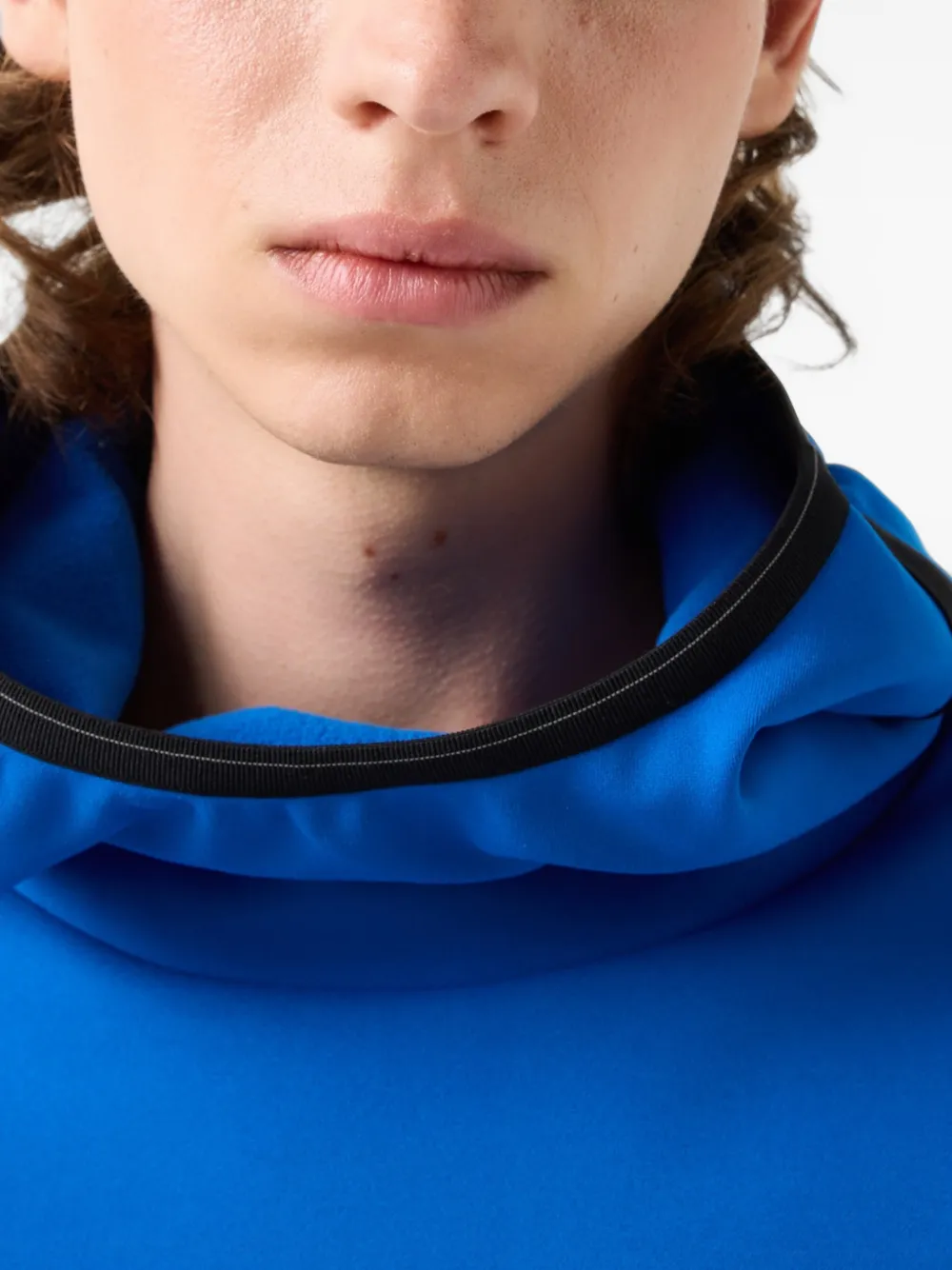 BOGNER FIRE+ICE Gian logo-print hoodie Blauw