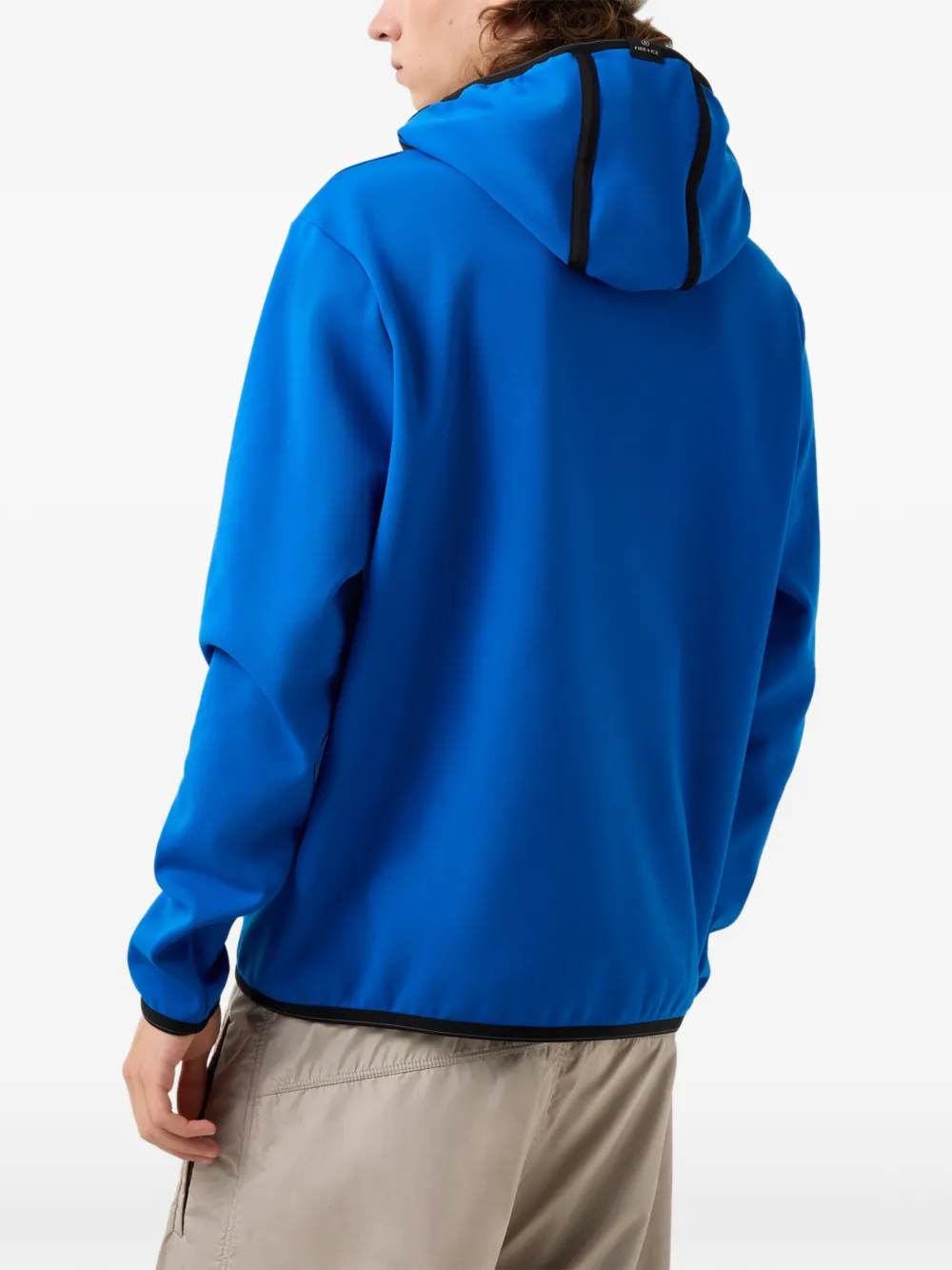 BOGNER FIRE+ICE Gian logo-print hoodie Blauw