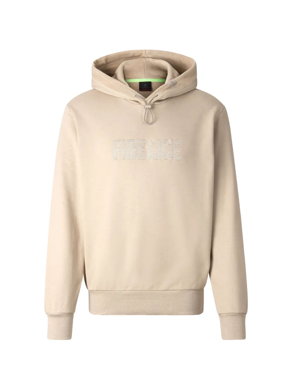 BOGNER FIRE+ICE Kristan logo-embroidered hoodie Beige