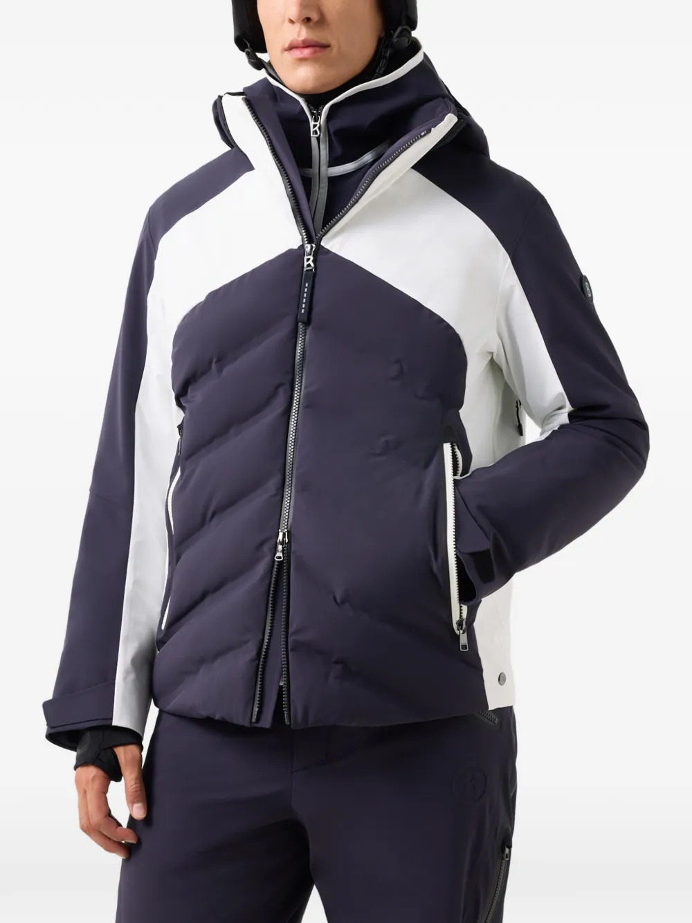 BOGNER Bahri hooded detachable-lining ski jacket (set of two) - Blau