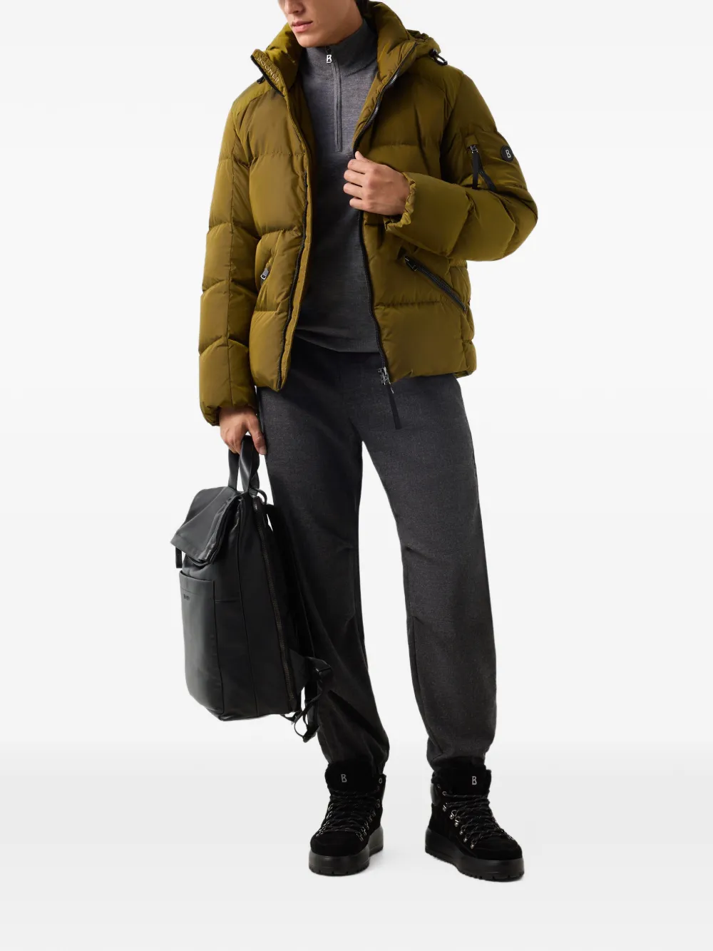 BOGNER Jamy hooded down jacket Groen