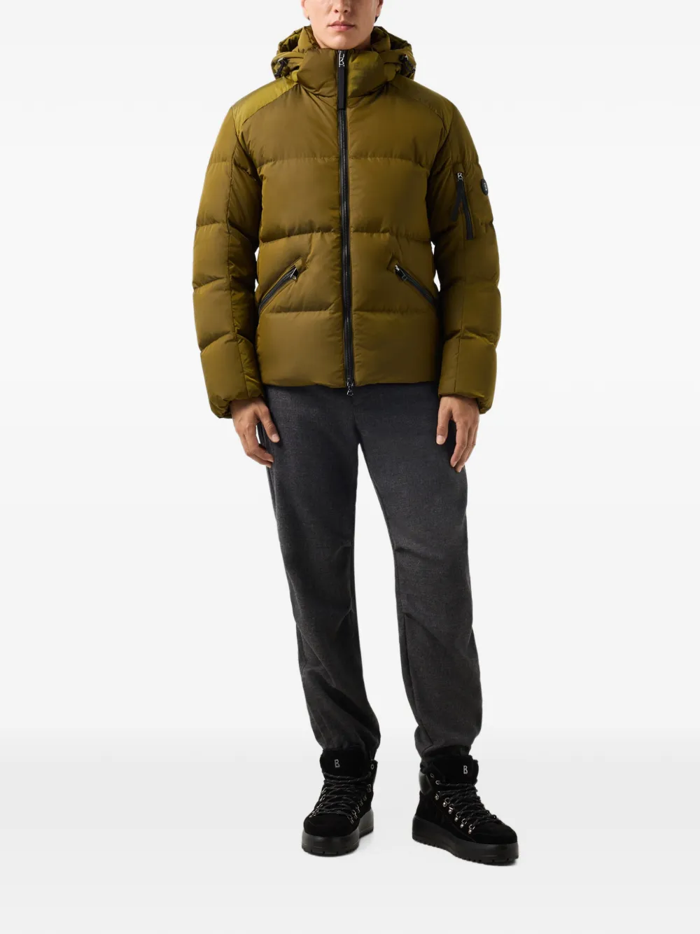 BOGNER Jamy hooded down jacket Groen