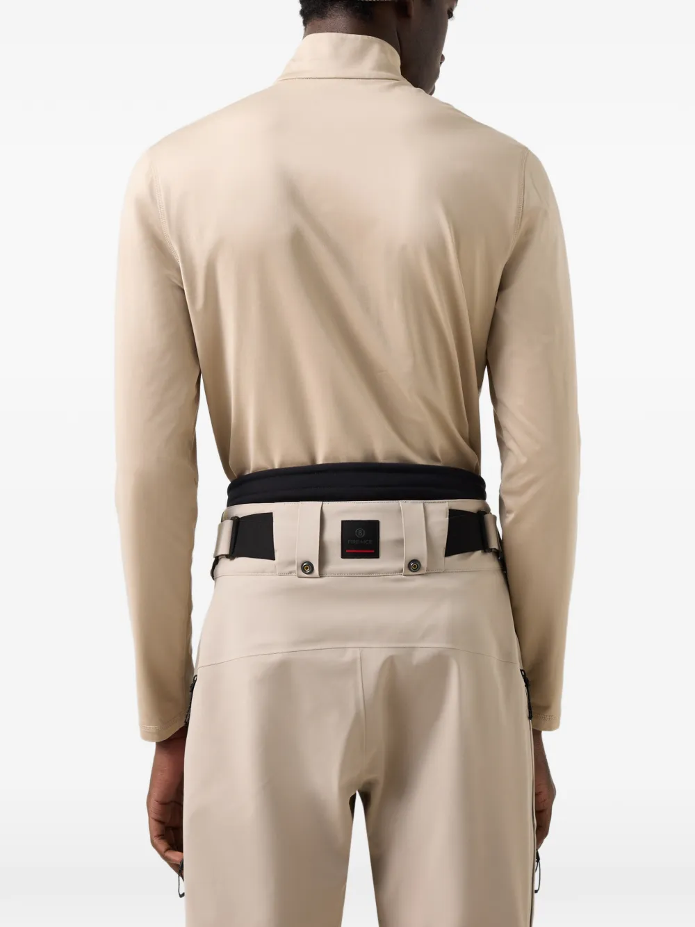 BOGNER FIRE+ICE Pascal zip-neck top Beige