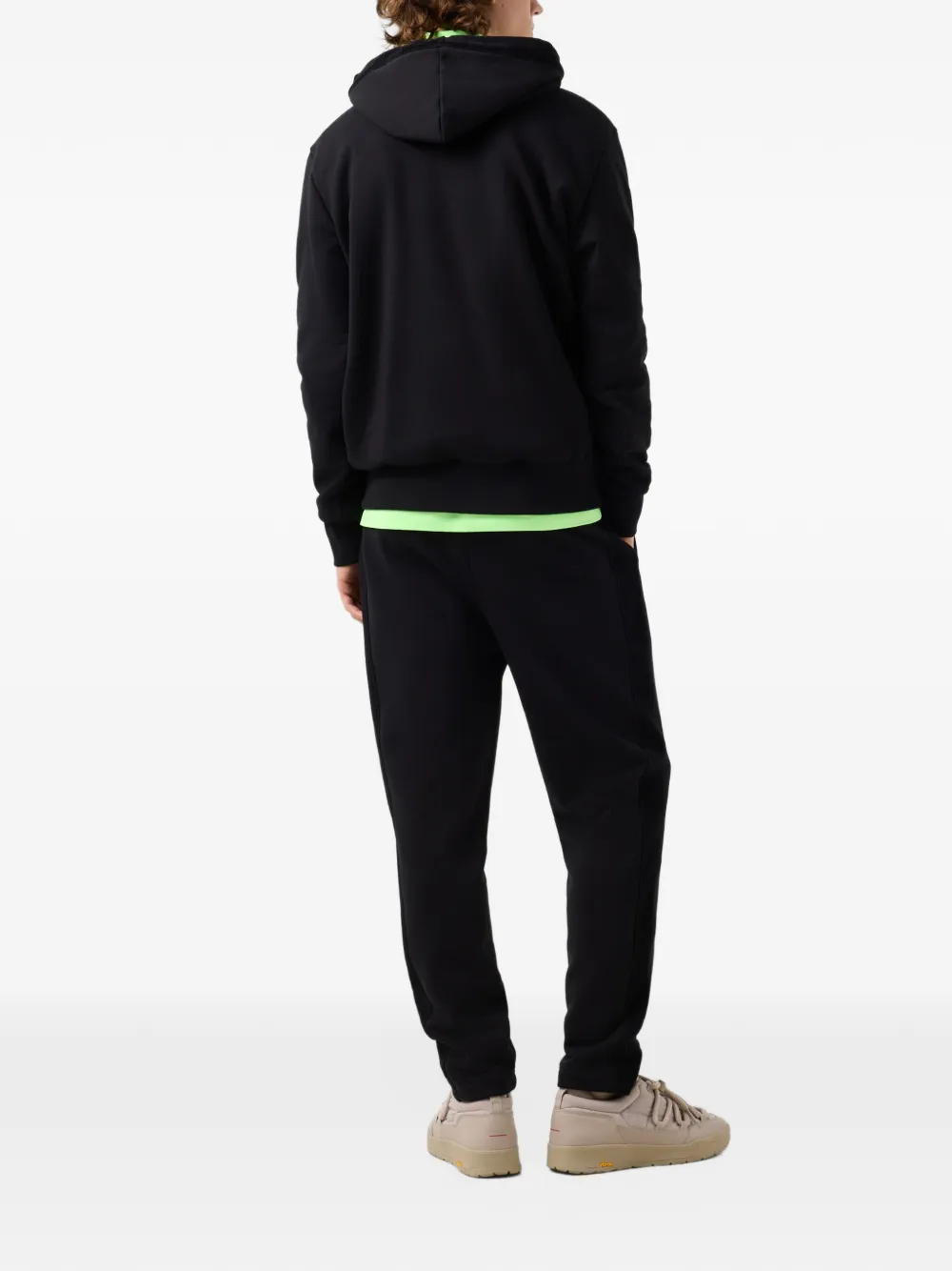 BOGNER FIRE+ICE Kristan embroidered hoodie Zwart