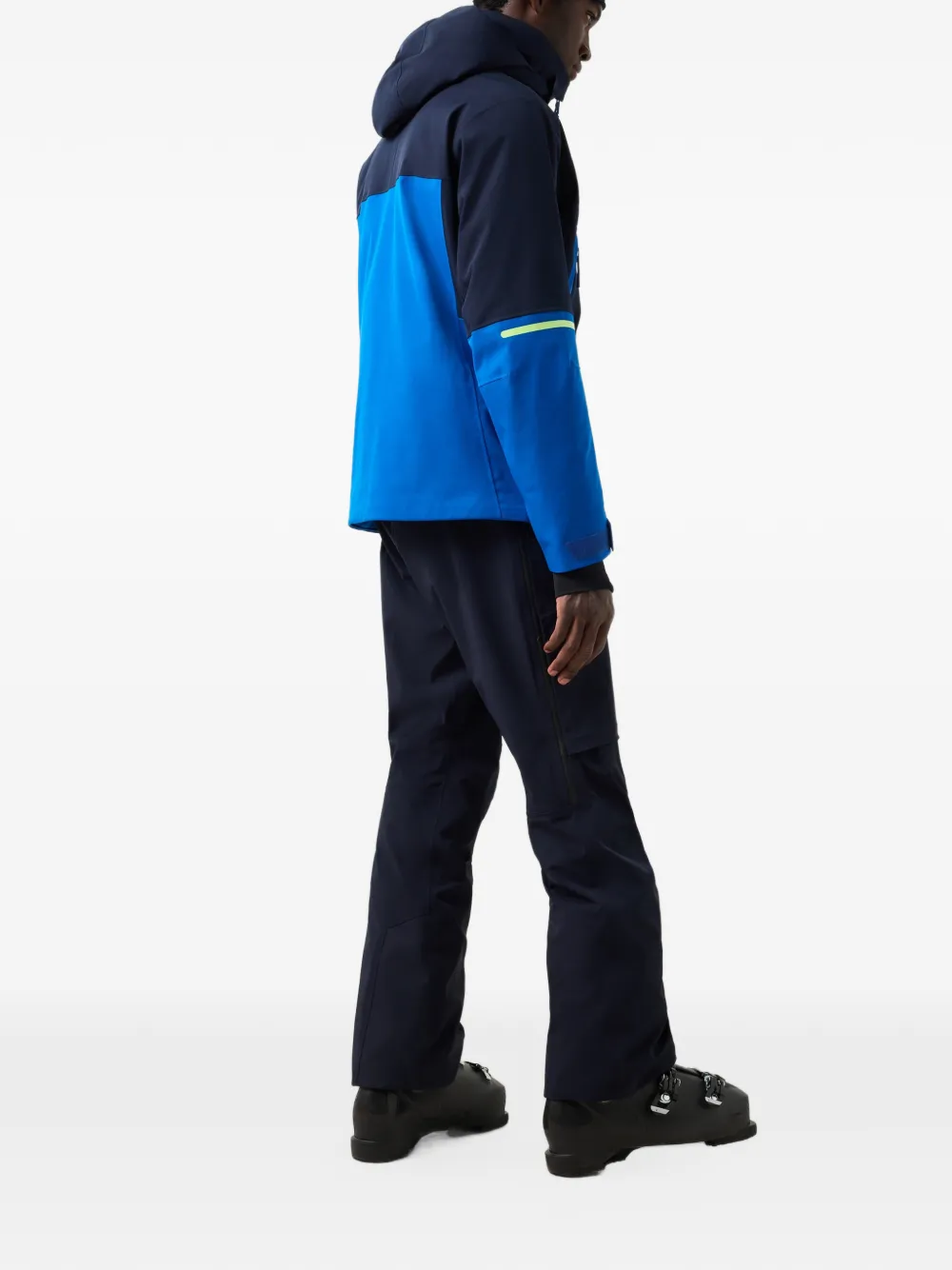 BOGNER FIRE+ICE Halor colour-block ski jacket Blauw