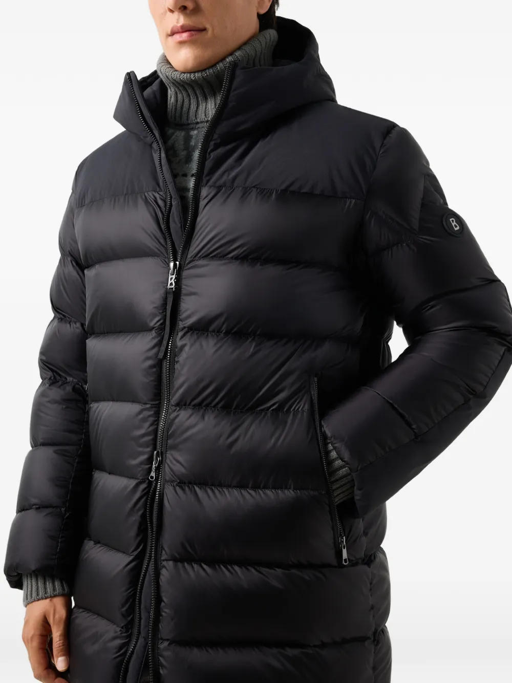 BOGNER Herby quilted ripstop jacket Zwart