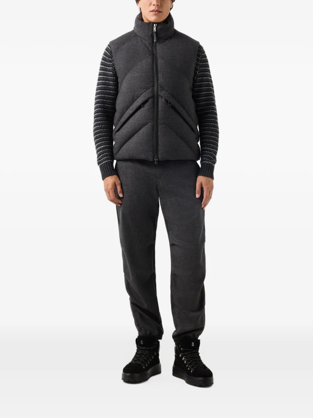 BOGNER Kendo quilted gilet Grijs