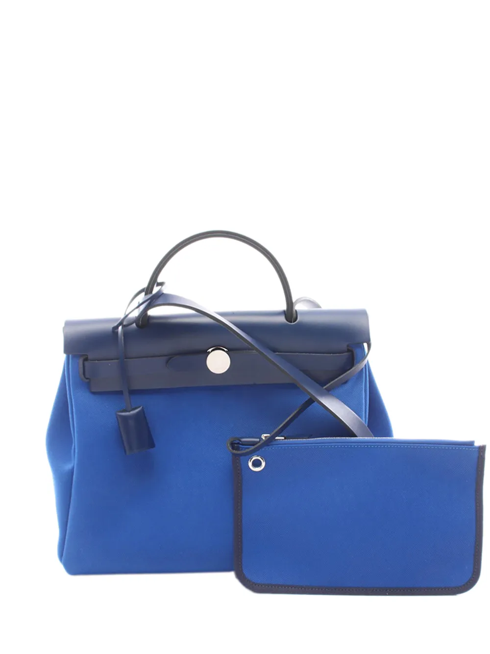 Hermès Pre-Owned 2022 Toile Herbag Zip 31 satchel - Blau
