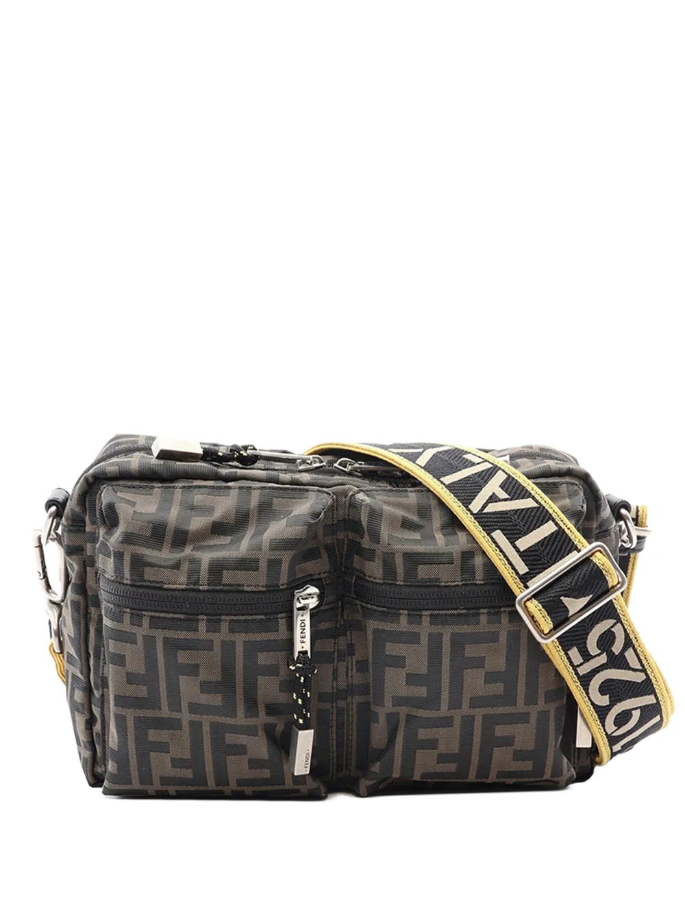 Fendi Pre-Owned 2010-2026 Zucca Canvas Camera Case crossbody bag - Braun