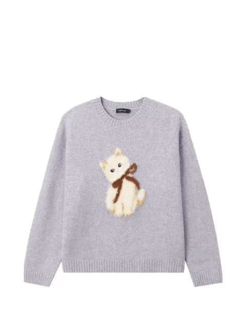 tout a coup sweater med kattemotiv