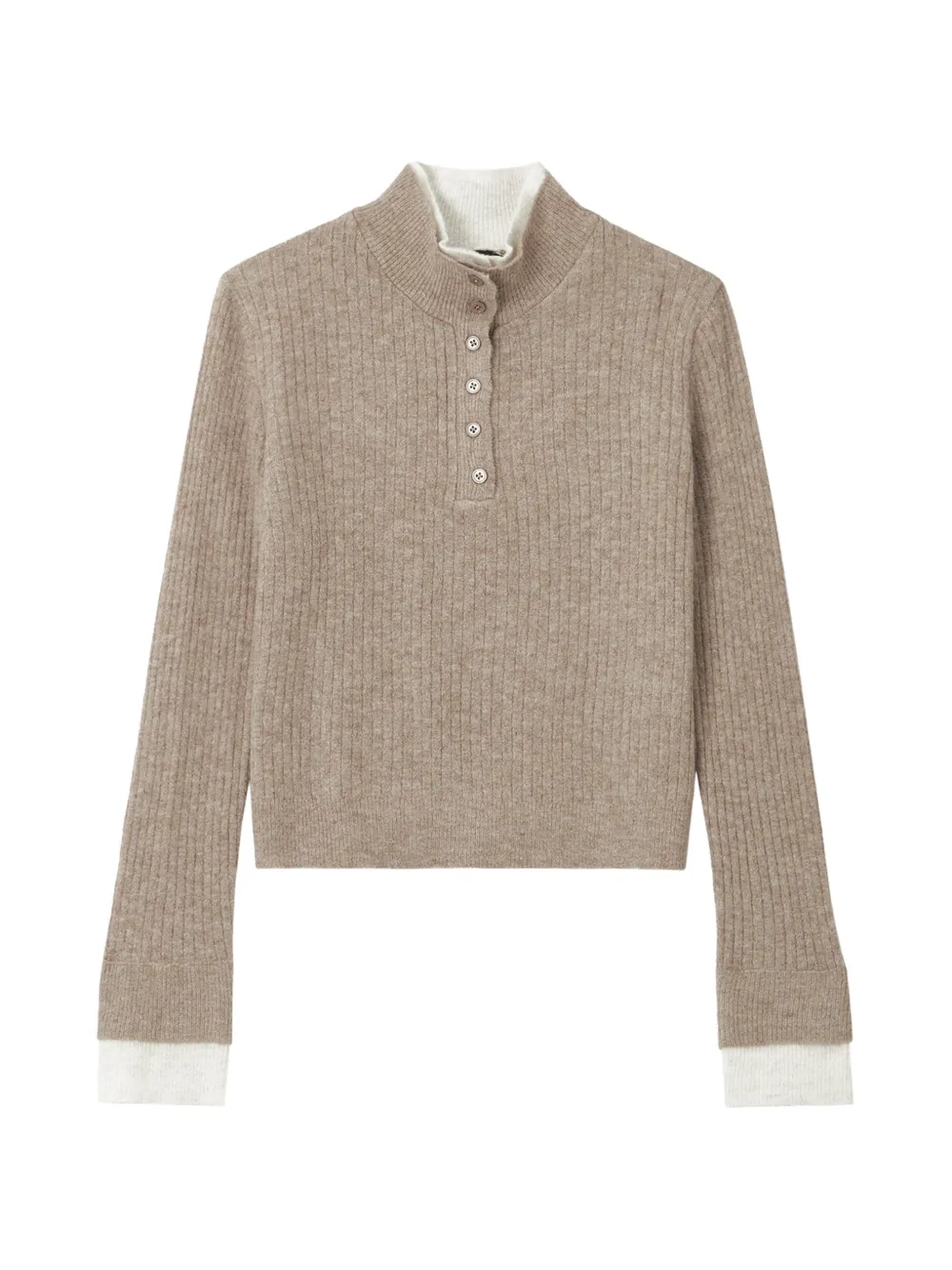 tout a coup ribbed-knit sweater - Toni neutri