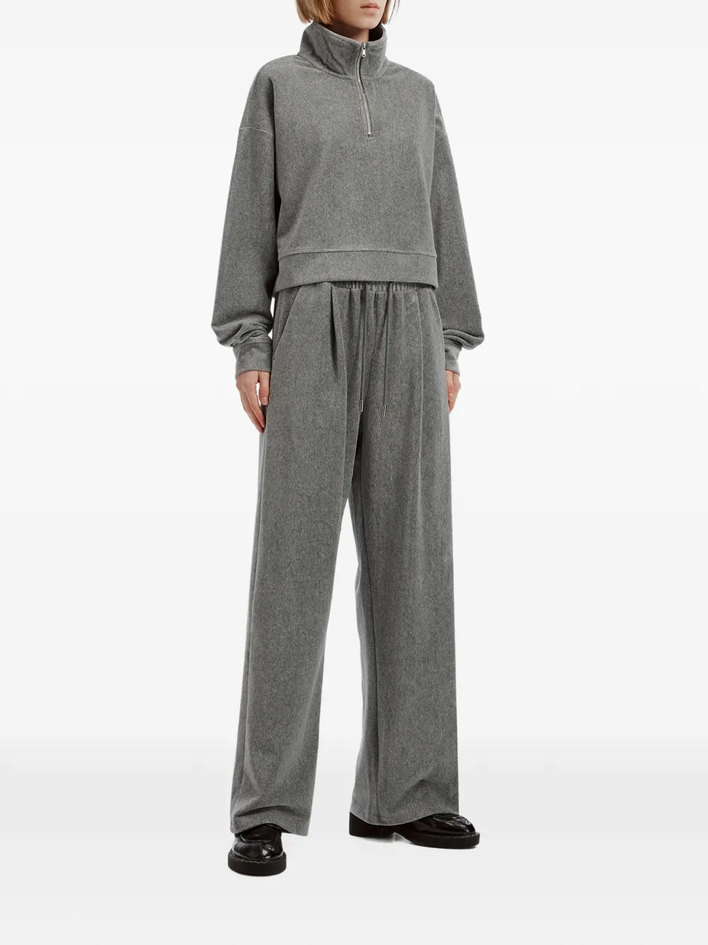 b+ab quarter-zip tracksuit set (set of two) Grijs