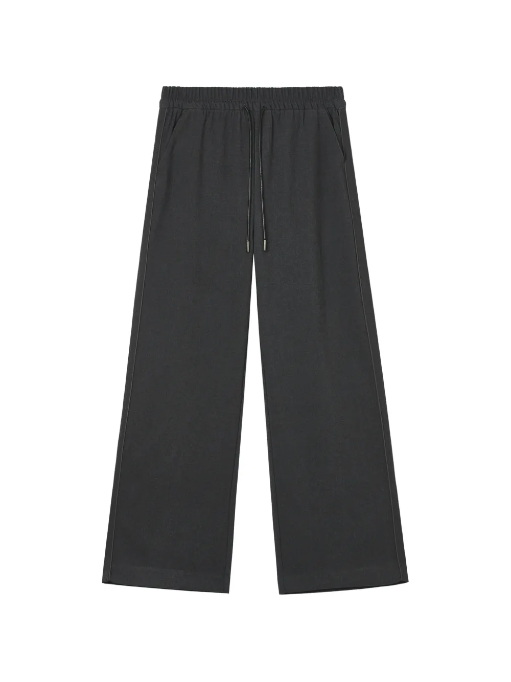 tout a coup drawstring-waist wide-leg track pants - Grigio