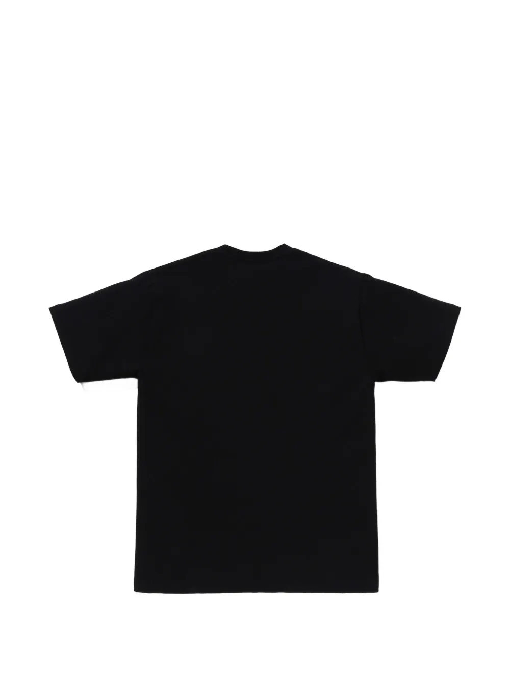 A BATHING APE Color Camo College T-shirt Zwart