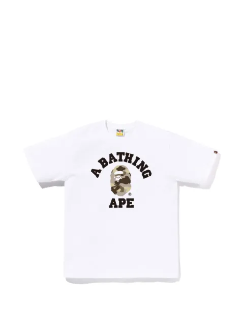 A BATHING APE® Color Camo College T-shirt