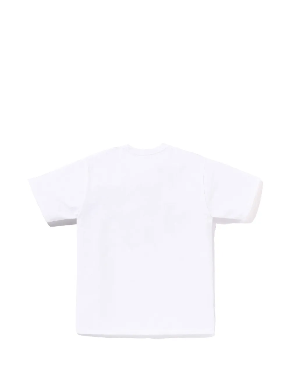 A BATHING APE Color Camo College T-shirt Wit