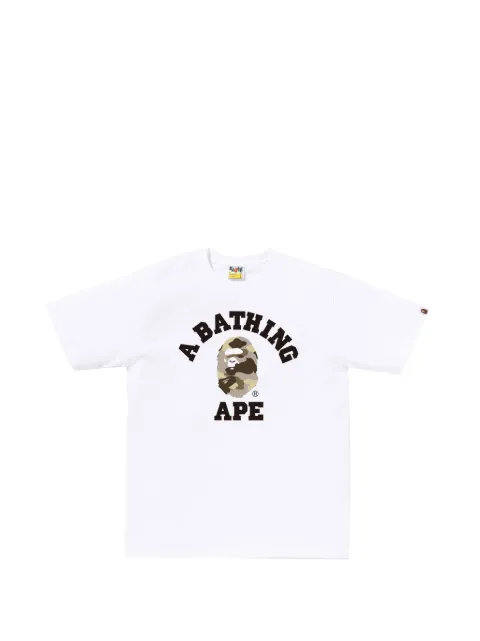 A BATHING APE® Color Camo College T-shirt