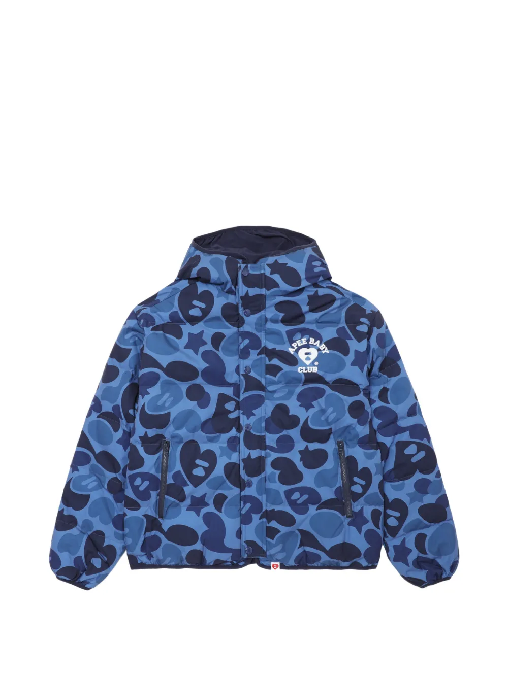 APEE™ by *A BATHING APE® camouflage-print padded jacket - Blue