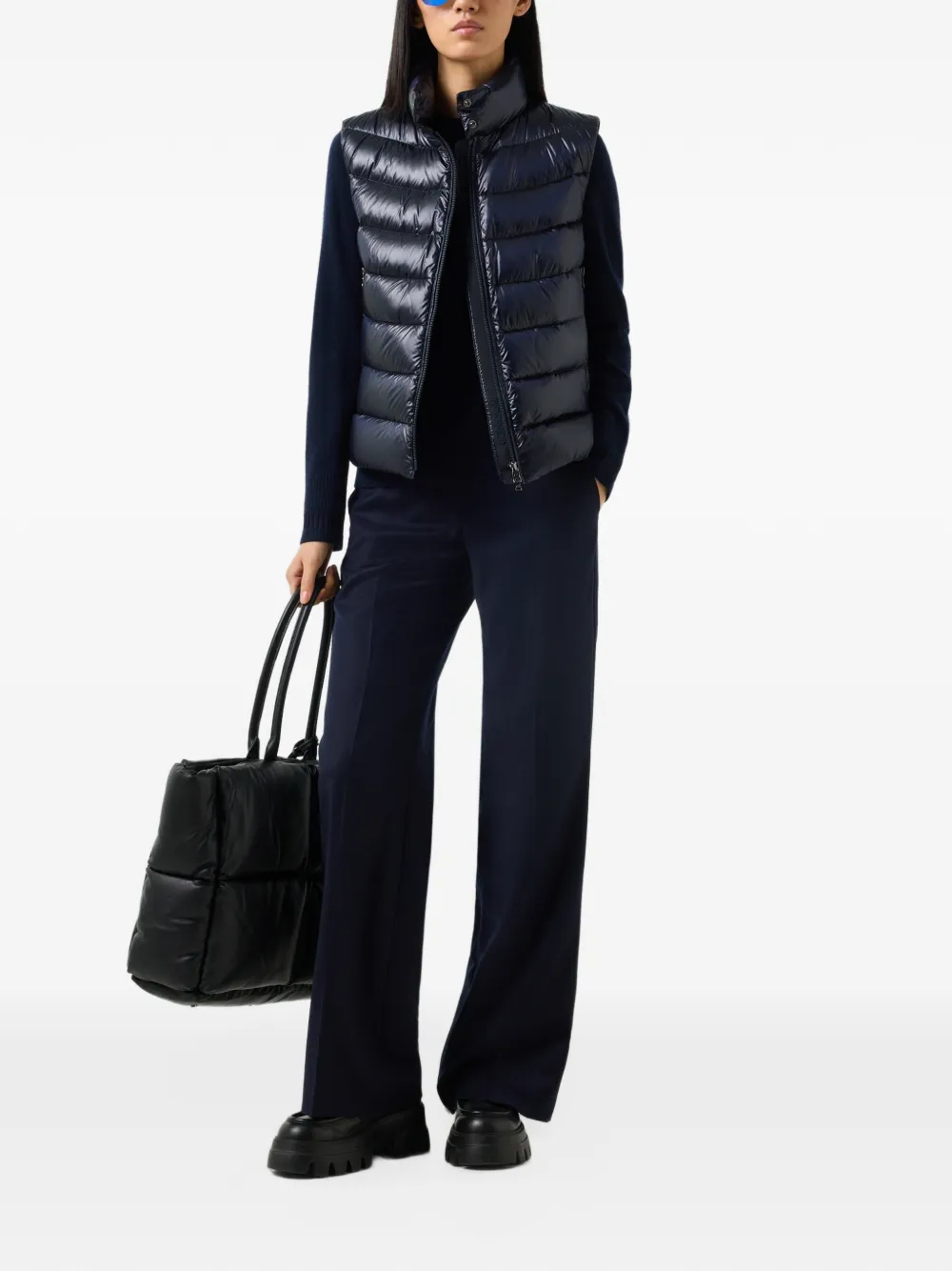 BOGNER Milly quilted gilet Blauw