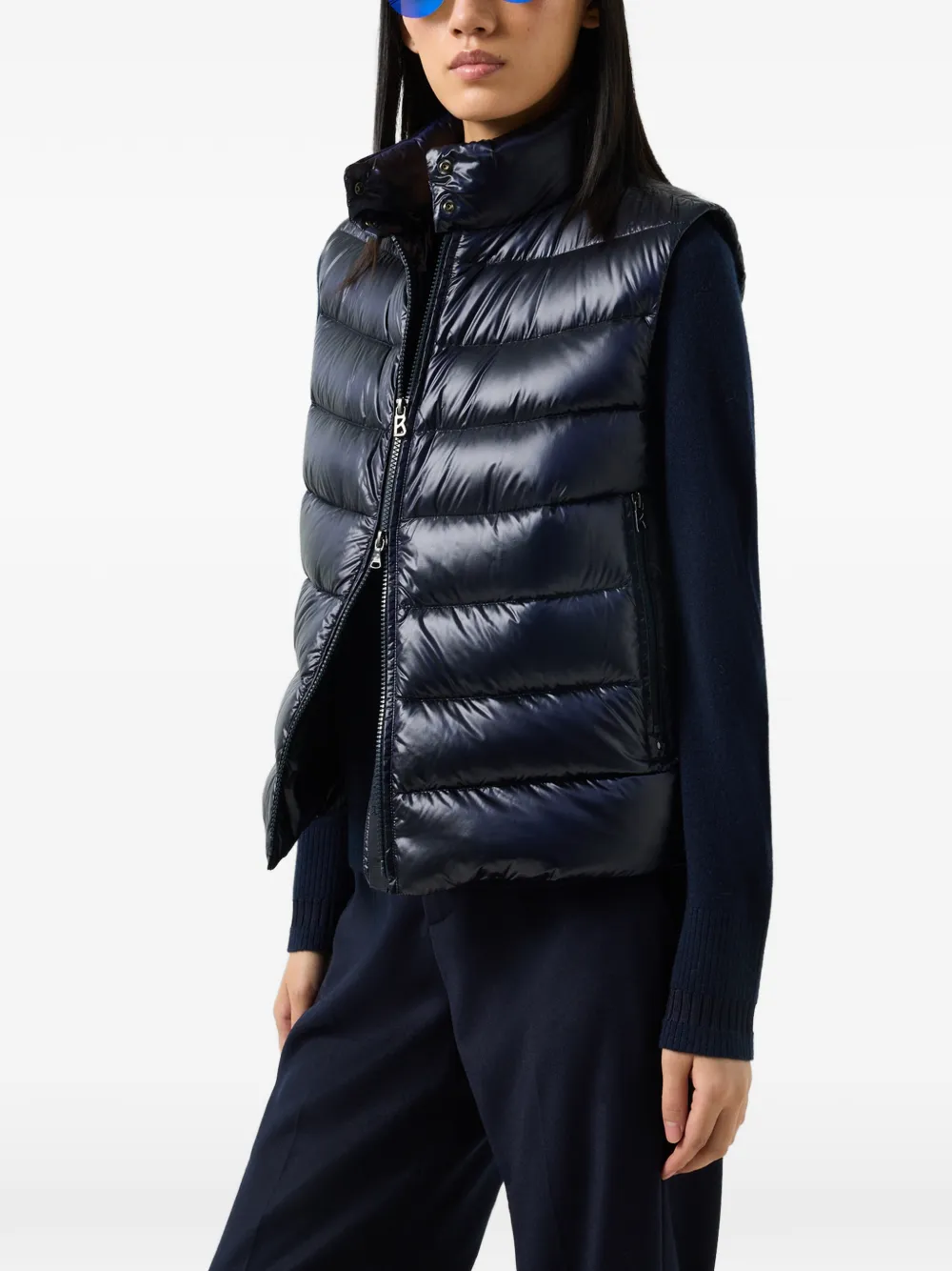 BOGNER Milly quilted gilet Blauw