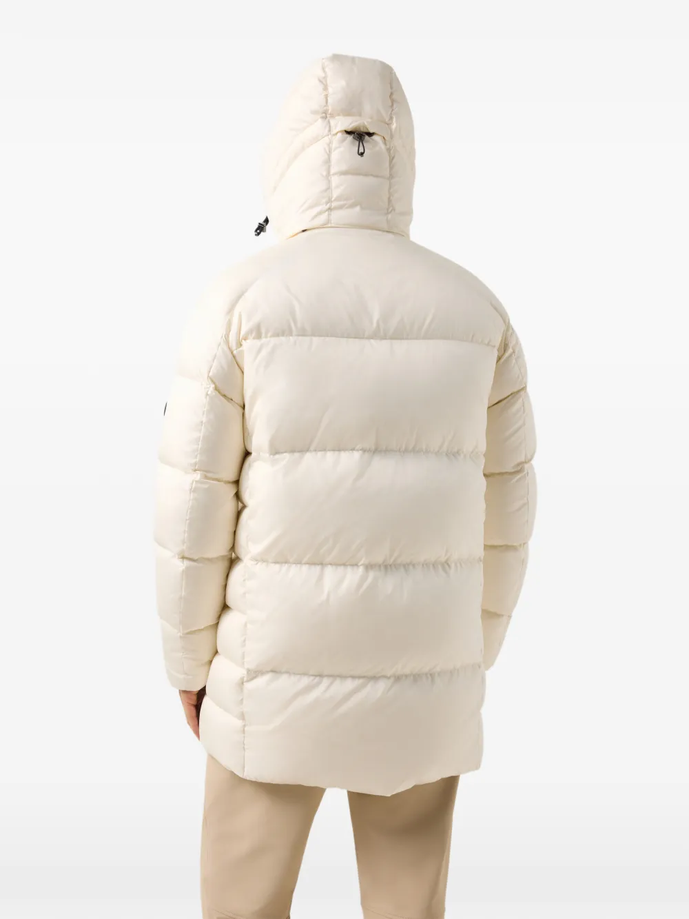 BOGNER quilted hooded jacket Wit