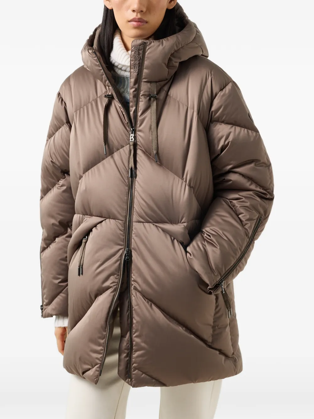BOGNER Glenda quilted puffer jacket - Braun