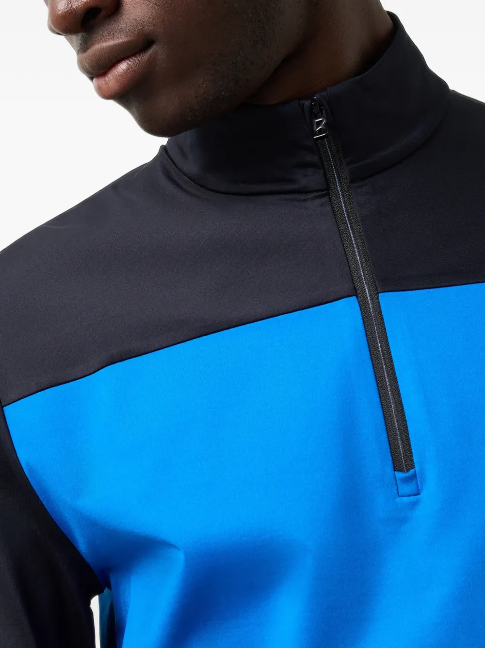 BOGNER FIRE+ICE First Layer Phil colour-block long-sleeve T-shirt Blauw