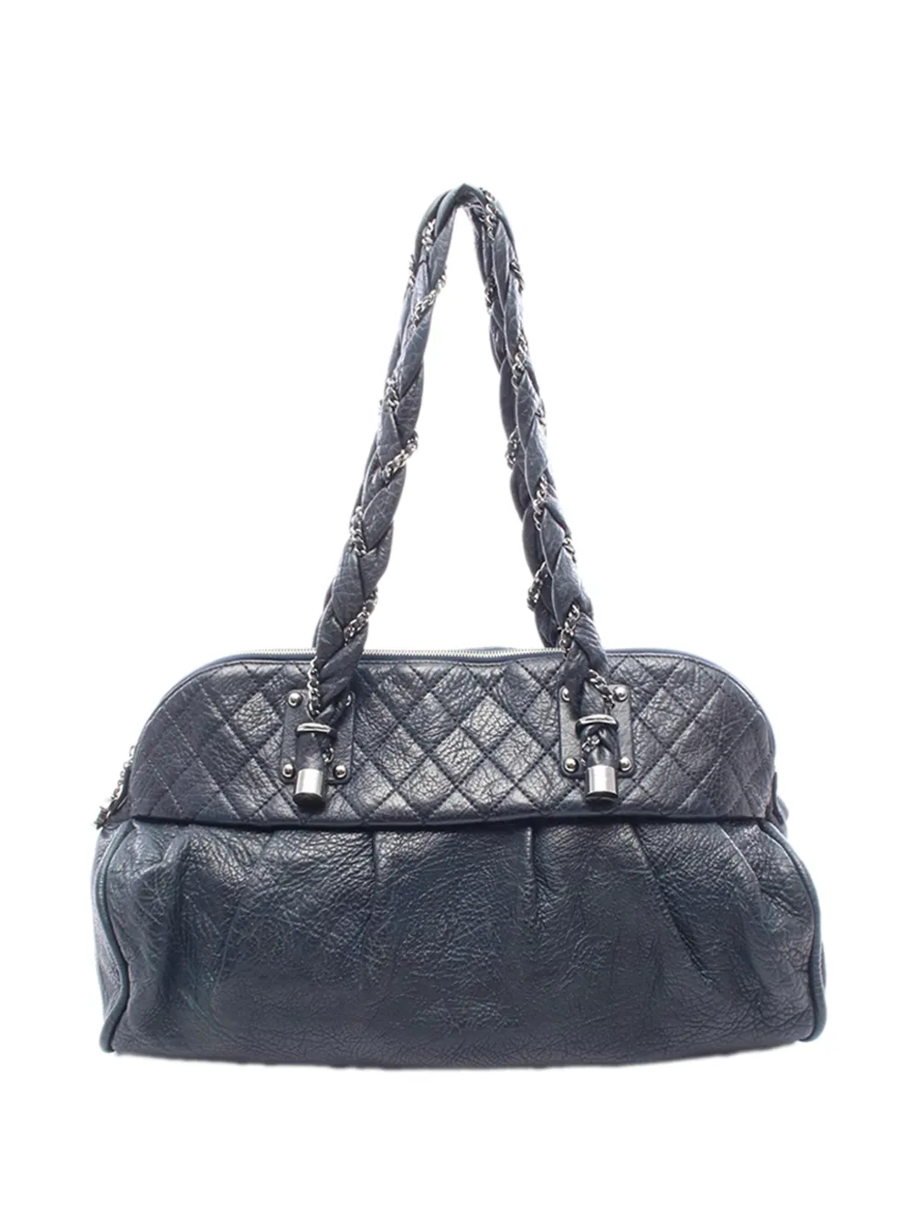 CHANEL Pre-Owned 2006-2008 Calfskin Lady Braid shoulder bag - Blue