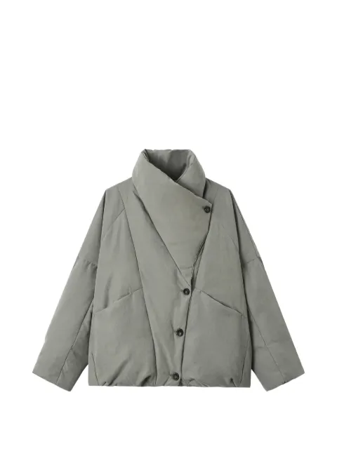 b+ab asymmetric puffer jacket