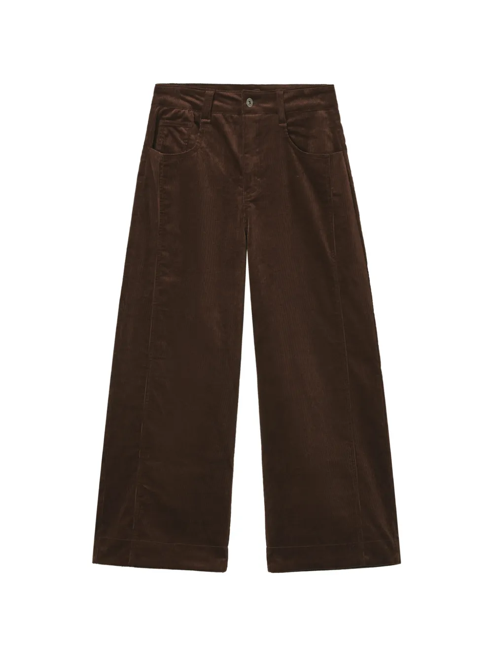 Tout a coup corduroy wide-leg trousers Bruin