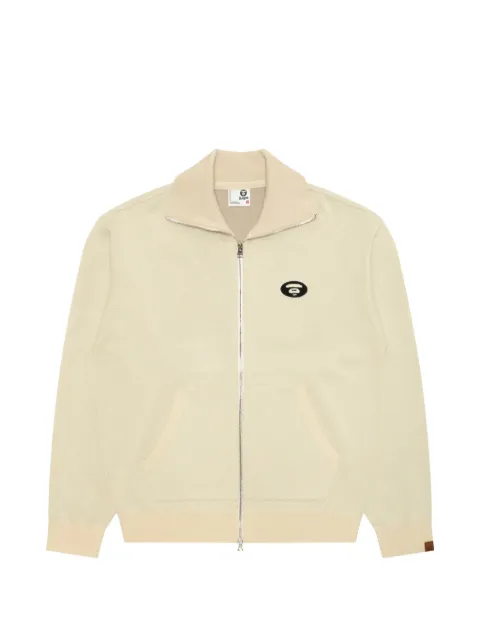 AAPE BY *A BATHING APE® Aapenow Moonface logo-print zip-up sweatshirt