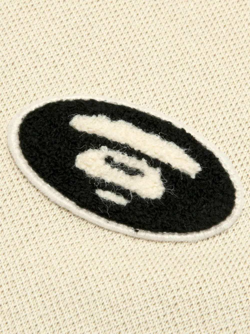AAPE BY *A BATHING APE Aapenow Moonface logo-print zip-up sweatshirt Beige
