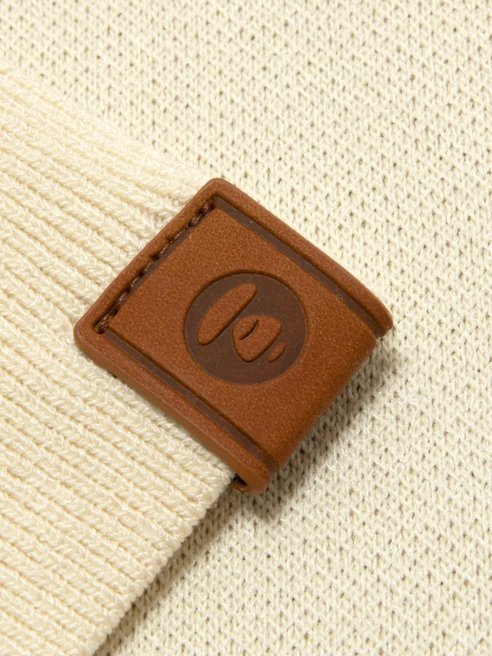 AAPE BY *A BATHING APE Aapenow Moonface logo-print zip-up sweatshirt Beige