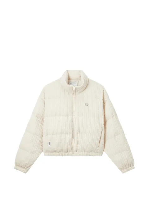 CHOCOOLATE cable-knit padded jacket
