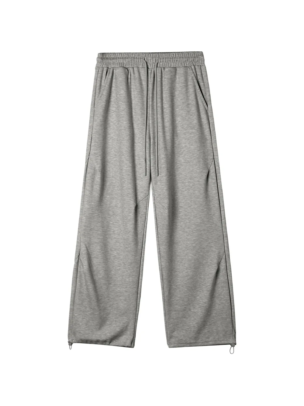 b+ab drawstring wide-leg track pants - Grigio