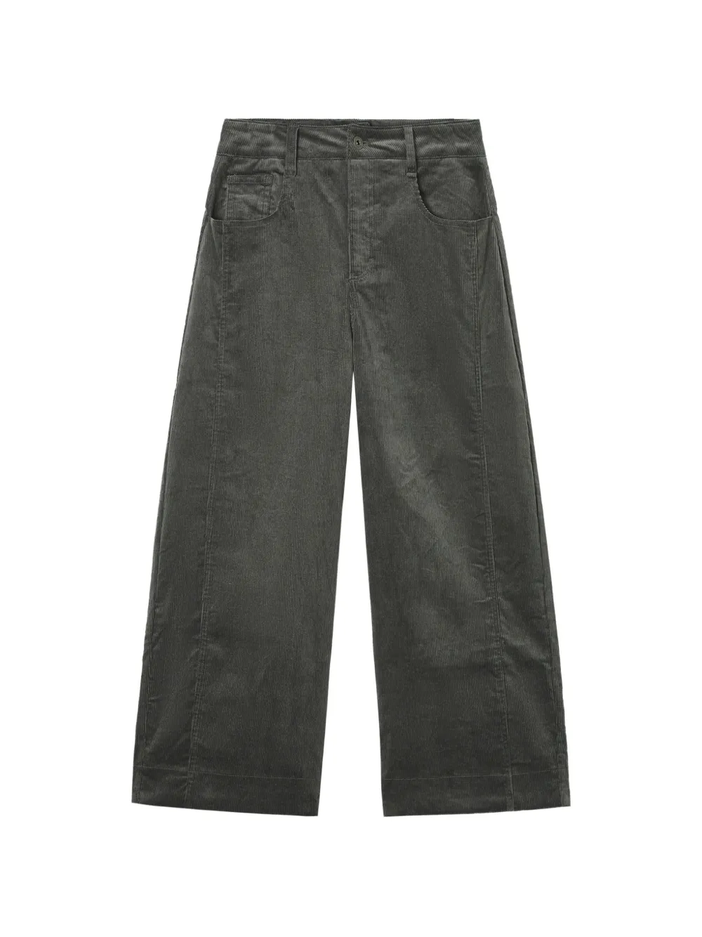 Tout a coup corduroy wide-leg trousers Grijs