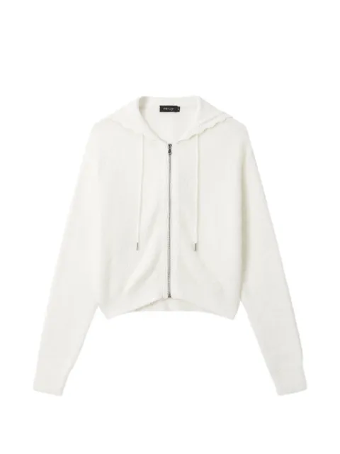tout a coup zip-up hooded cardigan