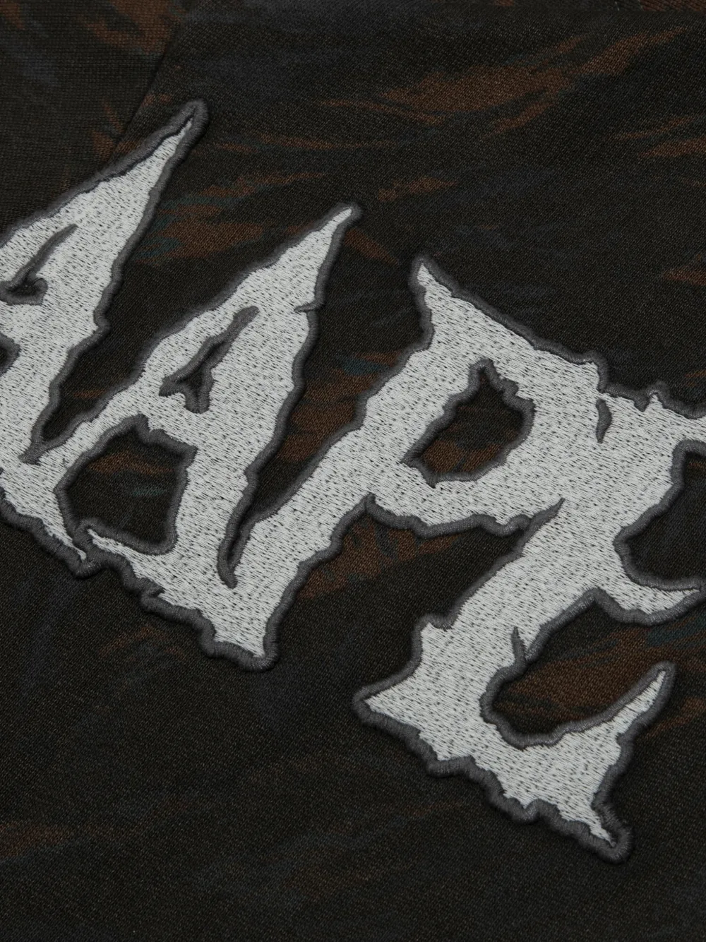 AAPE BY *A BATHING APE Aapeunvs camouflage-print faux-fur-trim hoodie Zwart