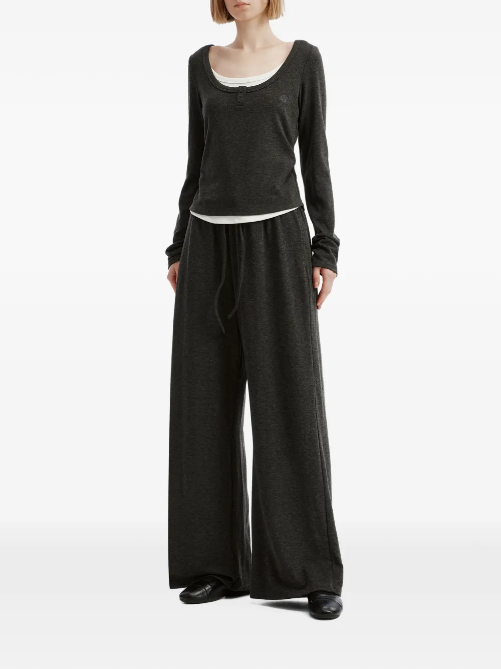 b+ab layered-effect tracksuit Grijs