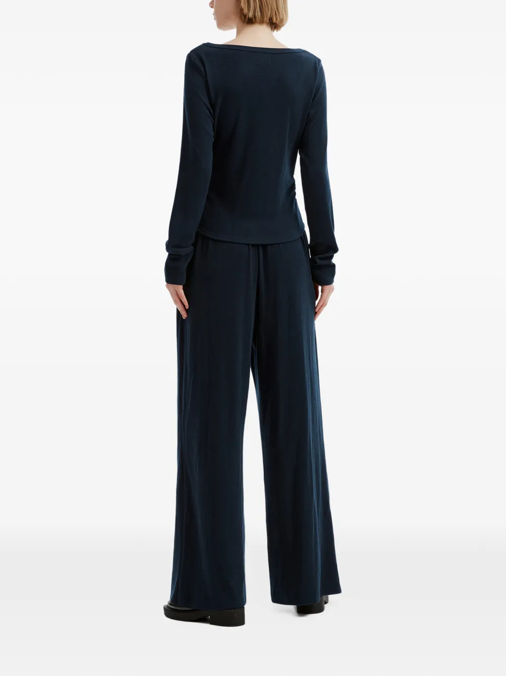 b+ab layered-effect long-sleeve tracksuit set Blauw