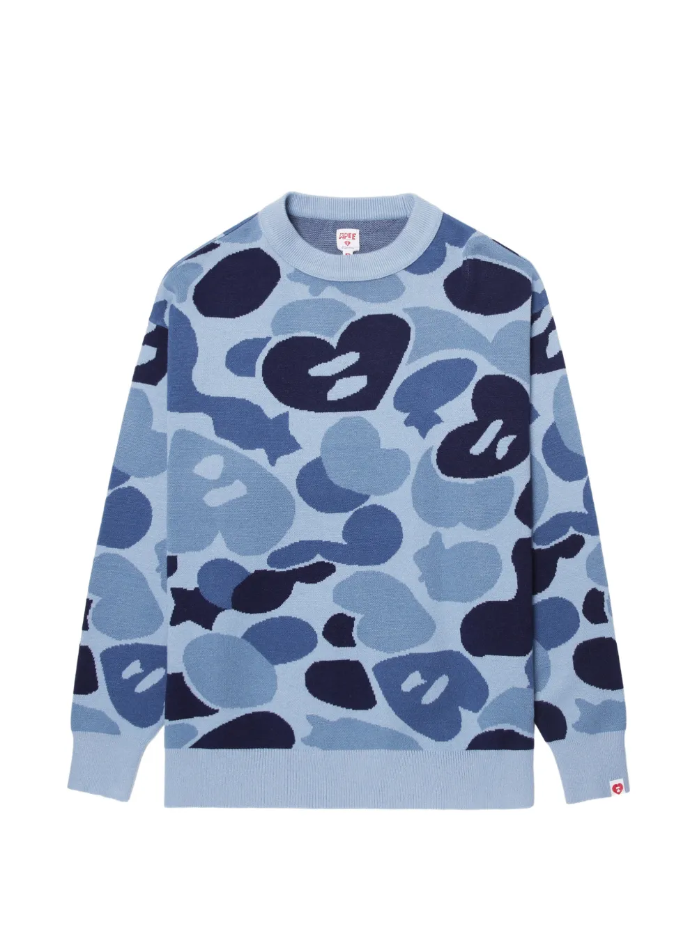 APEE™ by *A BATHING APE Trui met camouflage-patroon Blauw