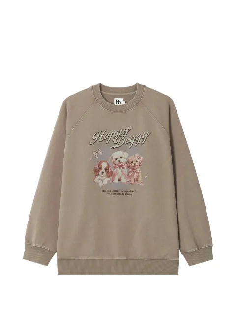 b+ab Happy Doggy sweatshirt