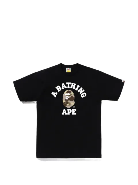 A BATHING APE® Color Camo College T-shirt
