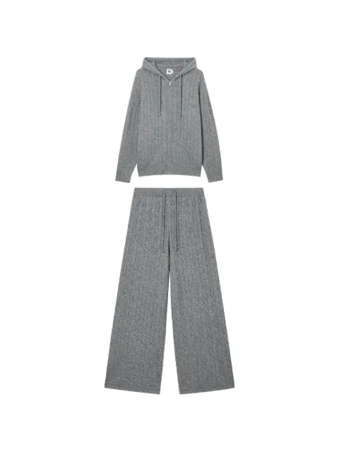 b+ab cable-knit tracksuit set