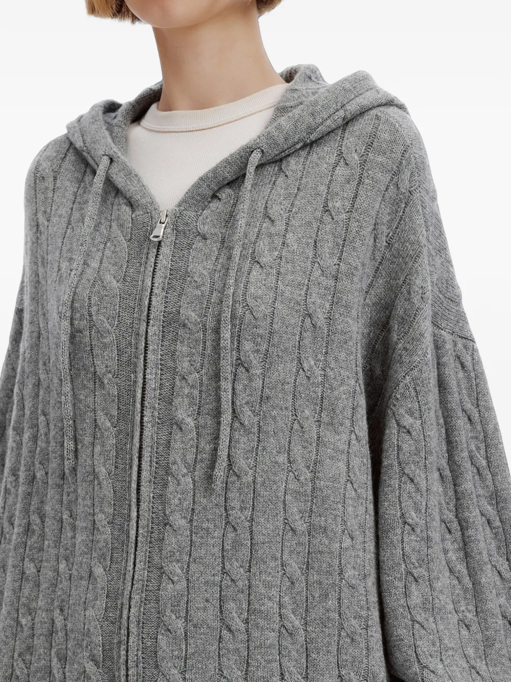 b+ab cable-knit tracksuit set Grijs