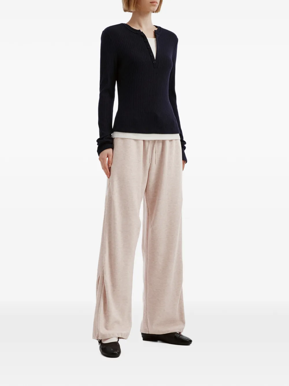 b+ab drawstring-waist track pants Roze