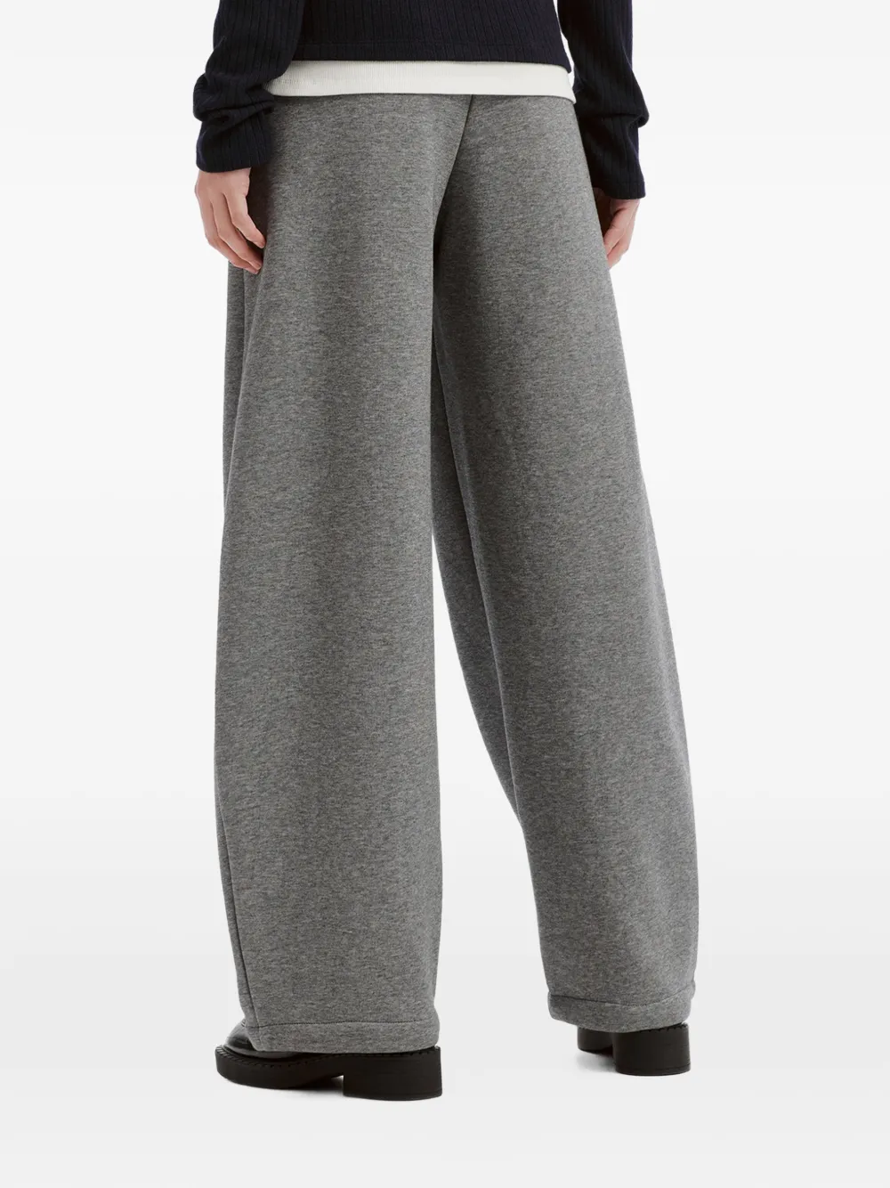 b+ab drawstring wide-leg track pants Grijs